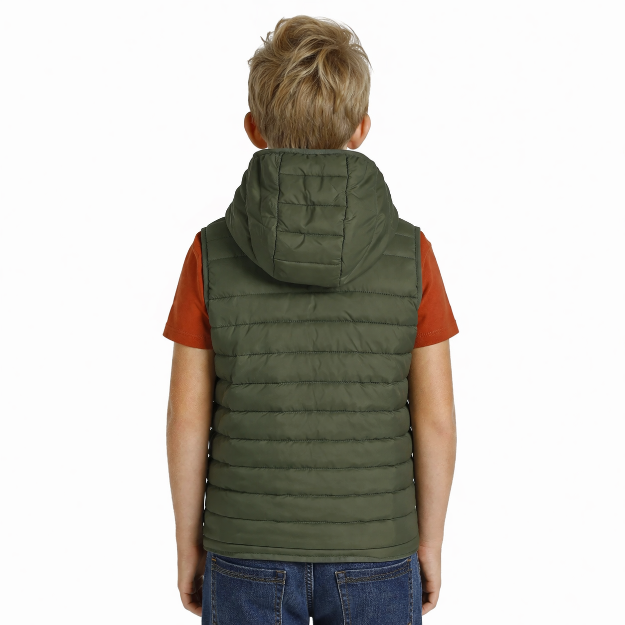 Mafimi Dečiji prsluk liberty hood vest maslinasti - Slika 4