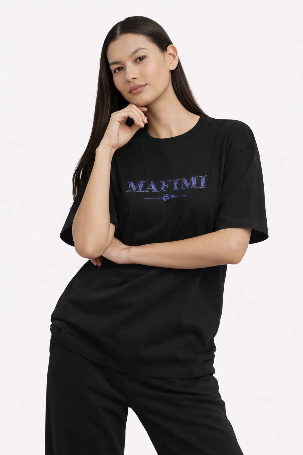 Mafimi Ženska majica - Blue Signature - Slika 5