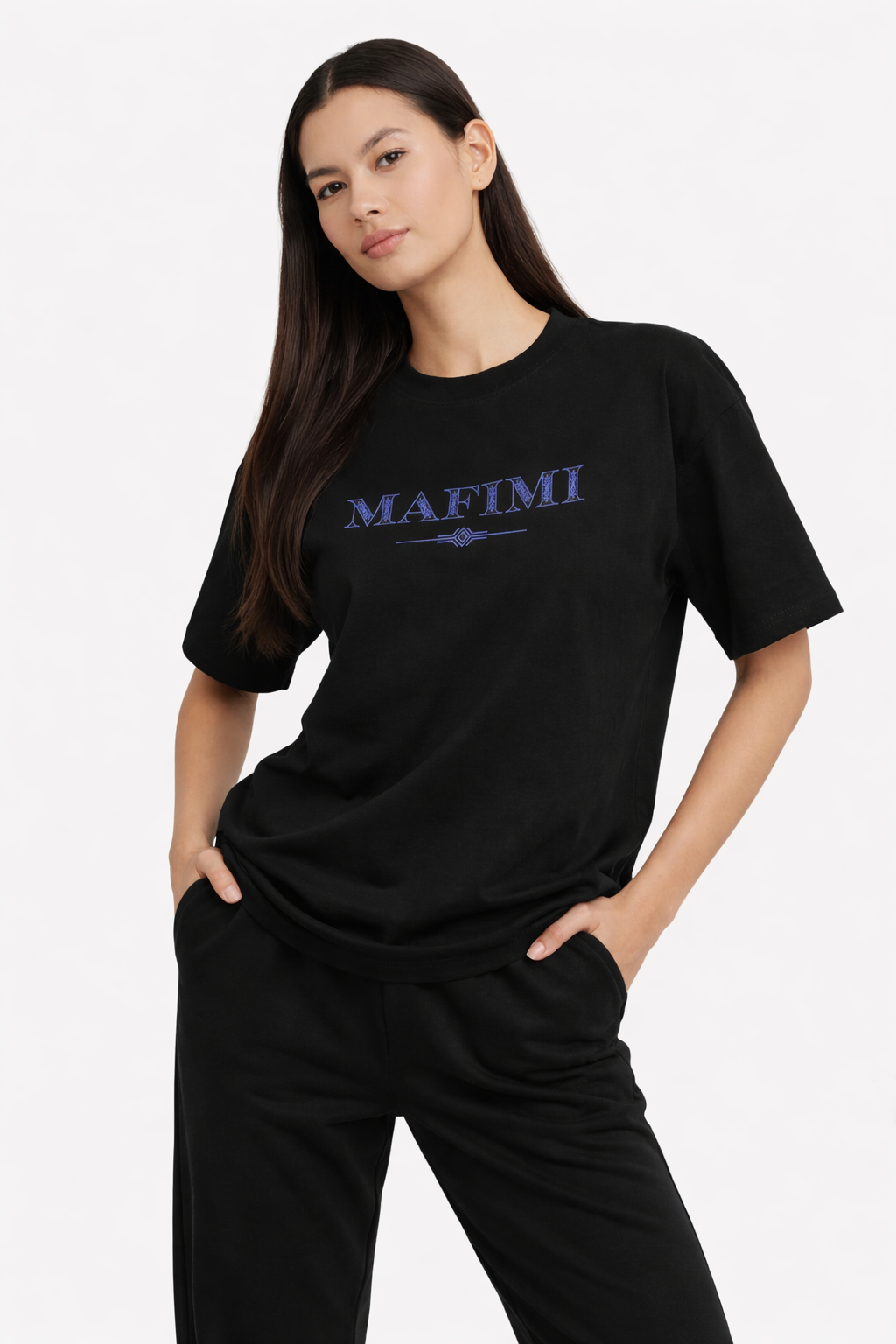 Mafimi Ženska majica - Blue Signature - Slika 6