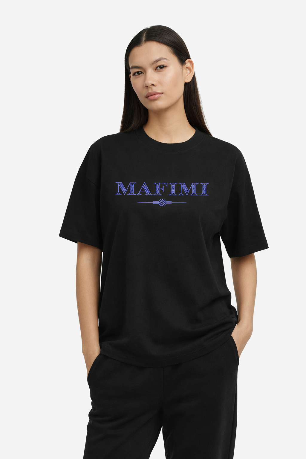 Mafimi Ženska majica - Blue Signature - Slika 7