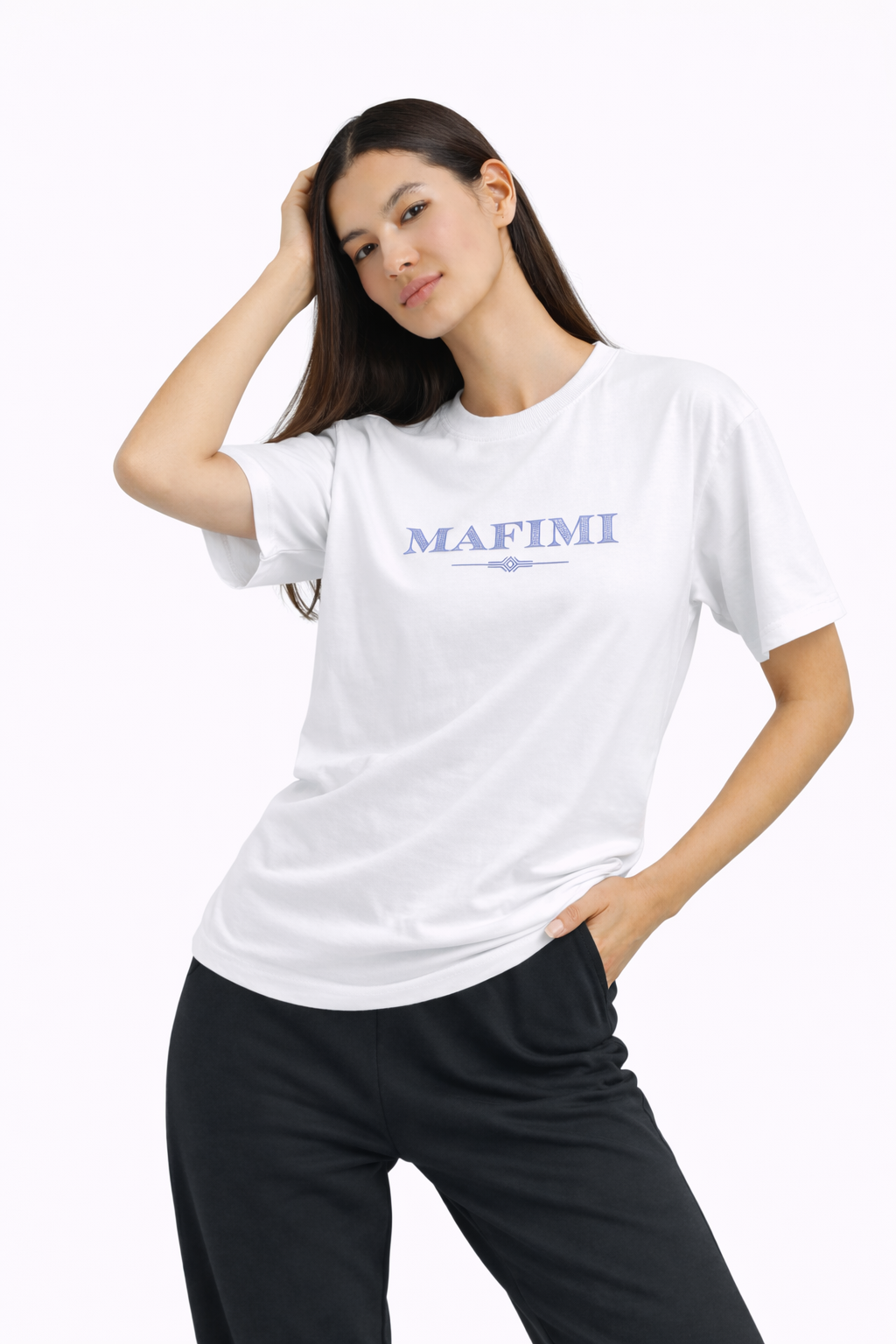 Mafimi Ženska majica - Blue Signature - Slika 2