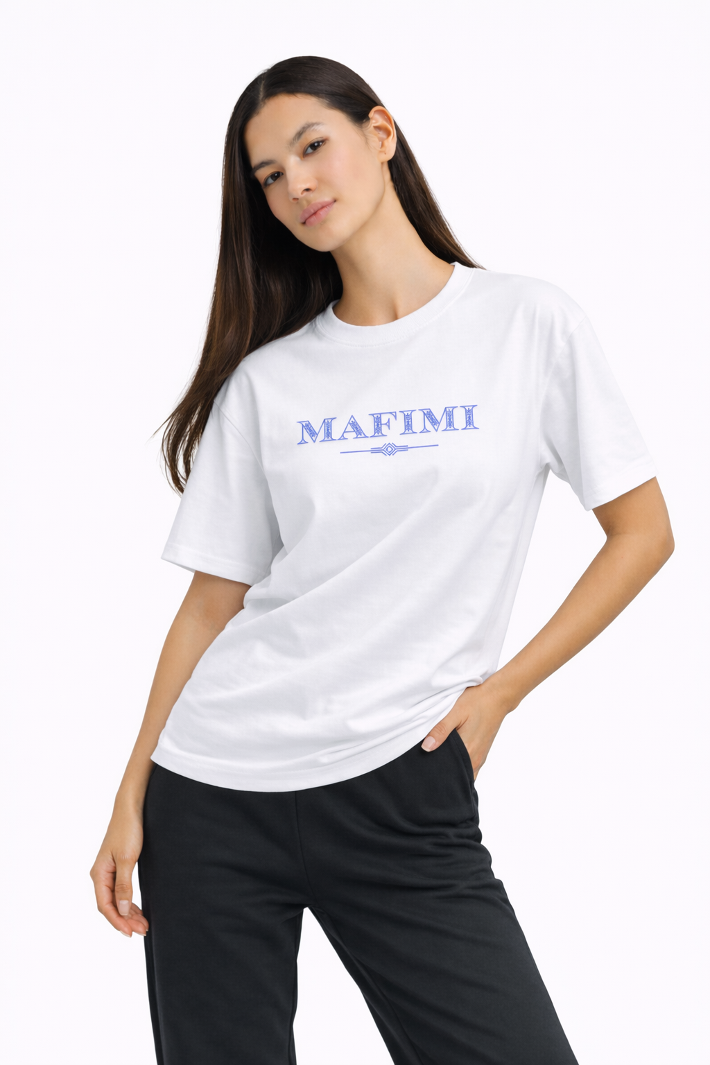Mafimi Ženska majica - Blue Signature - Slika 3