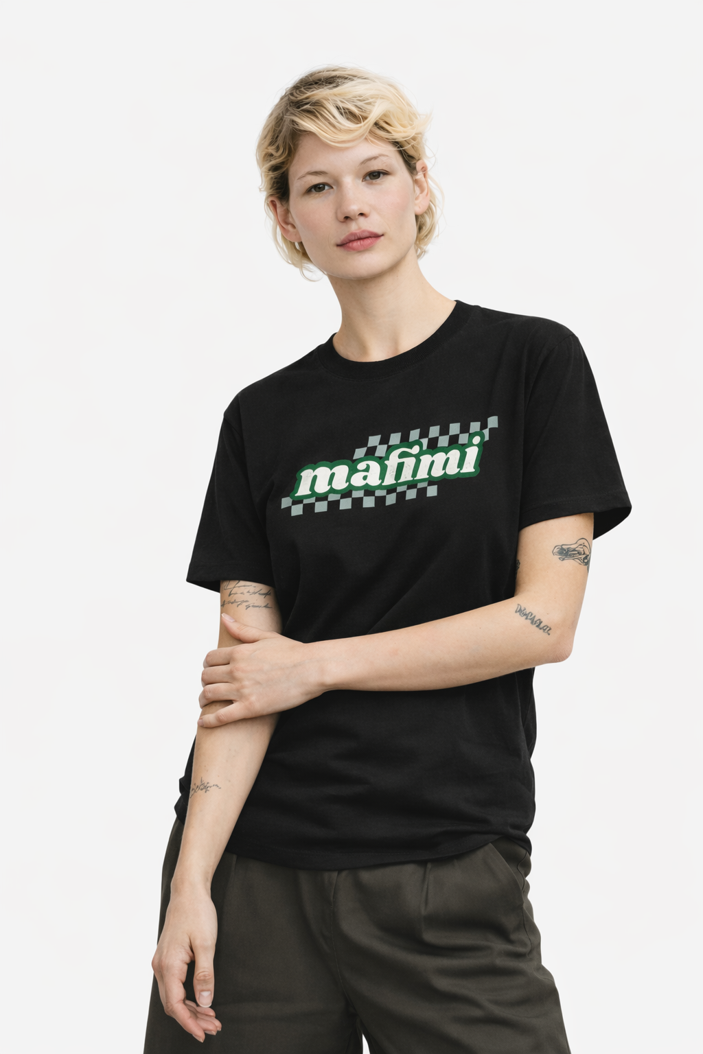 Mafimi Ženska majica - Checker tee - Slika 5