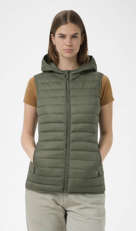 Mafimi Ženski prsluk liberty hood vest maslinasti