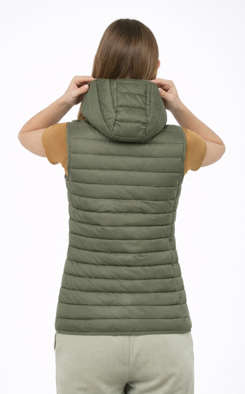 Mafimi Ženski prsluk liberty hood vest maslinasti - Slika 3
